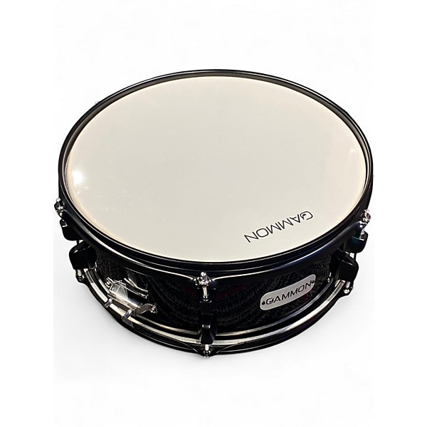 Used Gammon Percussion 14in SNARE Black Drum