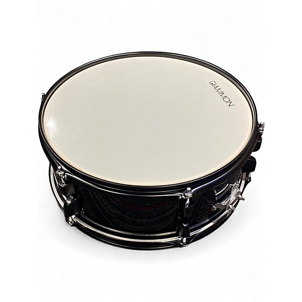Used Gammon Percussion 14in SNARE Black Drum