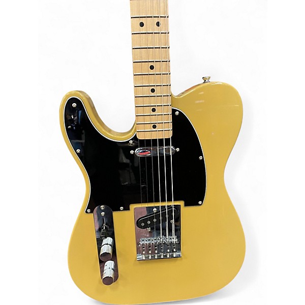 Used Squier Affinity Telecaster Left Handed Butterscotch Blonde Electric Guitar