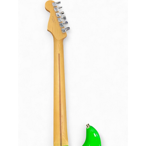 Used Fender Player Stratocaster Neon Green Solid Body Electric Guitar