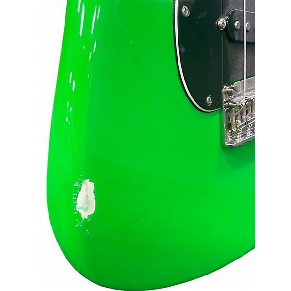 Used Fender Player Stratocaster Neon Green Solid Body Electric Guitar
