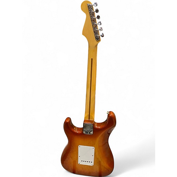 Vintage 1982 Fender Shaw Stratocaster Sienna Sunburst Solid Body Electric Guitar