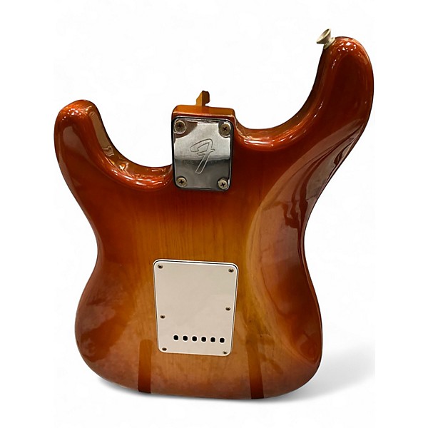 Vintage 1982 Fender Shaw Stratocaster Sienna Sunburst Solid Body Electric Guitar