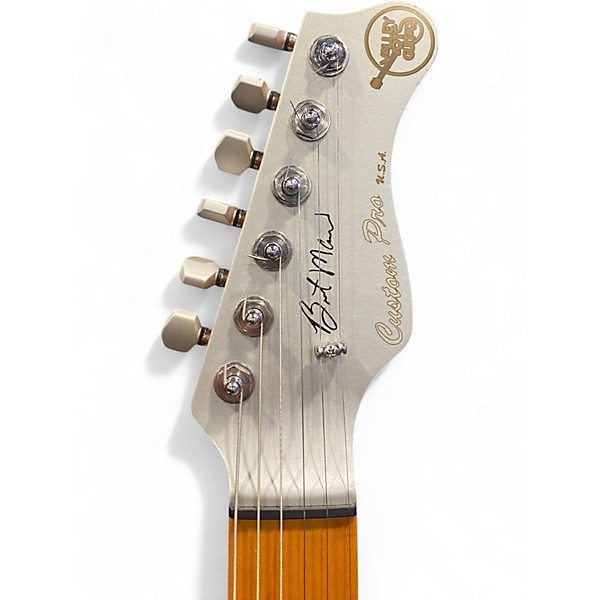 Used Valley Arts Brent Mason Custom Pro Silver Solid Body Electric Guitar