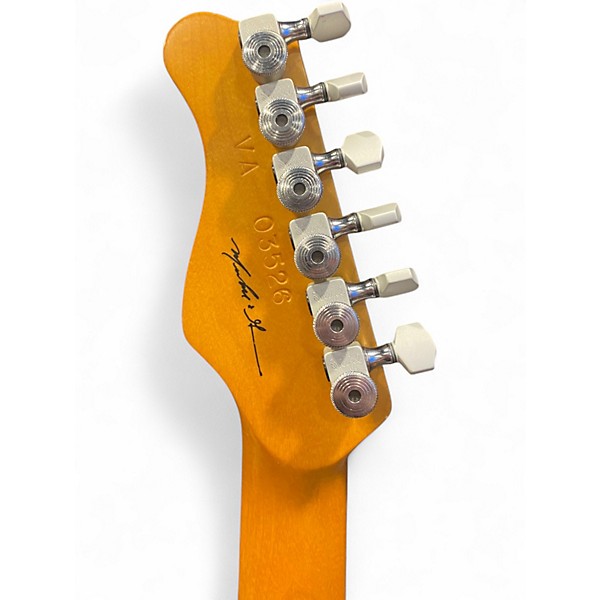 Used Valley Arts Brent Mason Custom Pro Silver Solid Body Electric Guitar