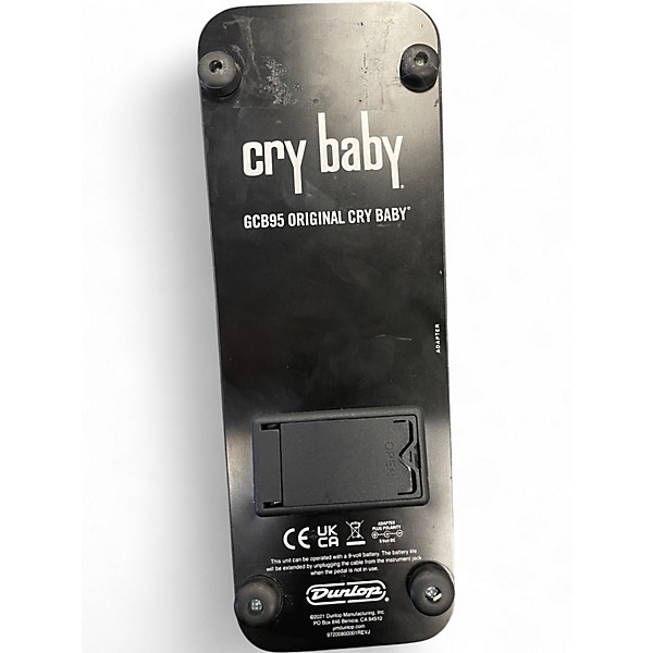 Used Dunlop GCB95 Original Crybaby Wah Effect Pedal