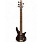 Used Ibanez SR505 5 String DARK WOOD Electric Bass Guitar thumbnail