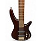 Used Ibanez SR505 5 String DARK WOOD Electric Bass Guitar