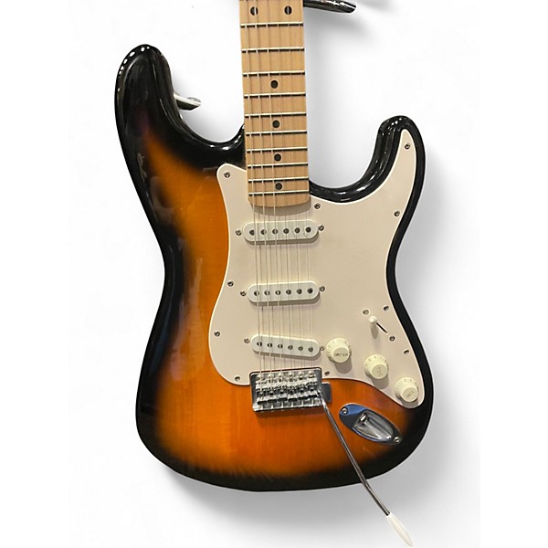 Used Squier Affinity Stratocaster 2 Color Sunburst Solid Body Electric Guitar