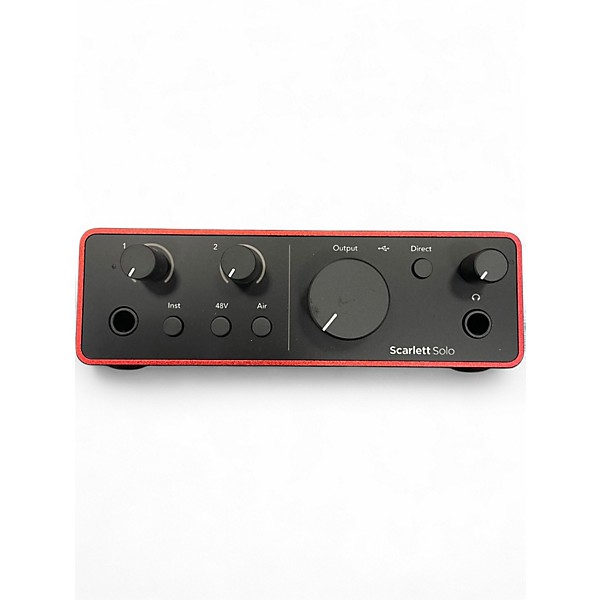 Used Focusrite Scarlett Solo Gen 4 Audio Interface