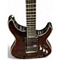 Used Schecter Guitar Research Hellraiser Chrome Red Metallic Solid Body Electric Guitar
