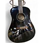 Used Washburn D10BK Black Acoustic Guitar