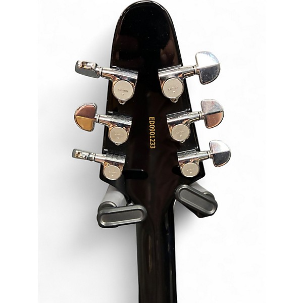 Used 2009 Edwards E-FV-120D FLYING V Black Solid Body Electric Guitar