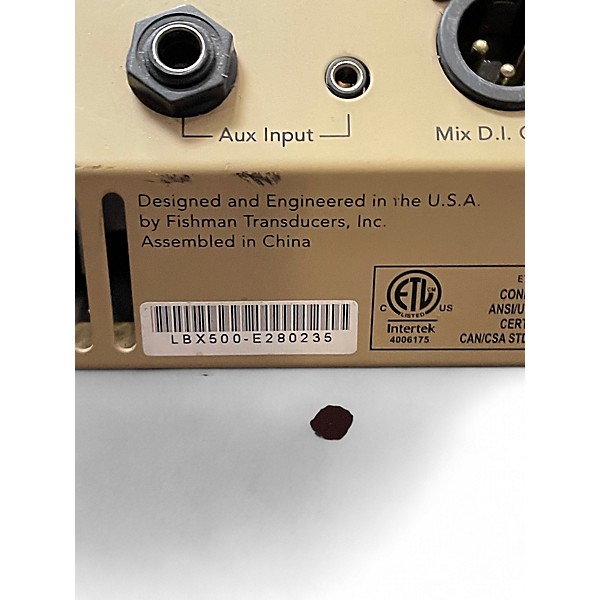 Used Fishman PROLBX500 Loudbox Mini Acoustic Guitar Combo Amp