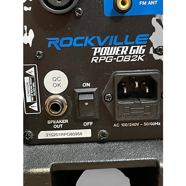 Used Rockville RPG 082K Powered Speaker