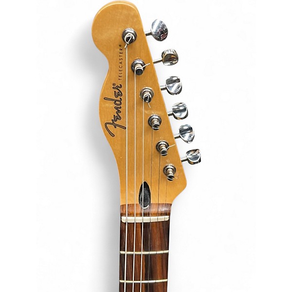 Used Fender TEX MEX TELECASTER Trans Blonde Solid Body Electric Guitar