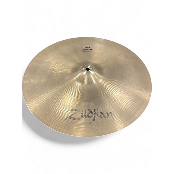Used Zildjian 16in Thin Crash Cymbal