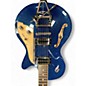 Used Duesenberg Starplayer TV BLUE SPARKLE Hollow Body Electric Guitar