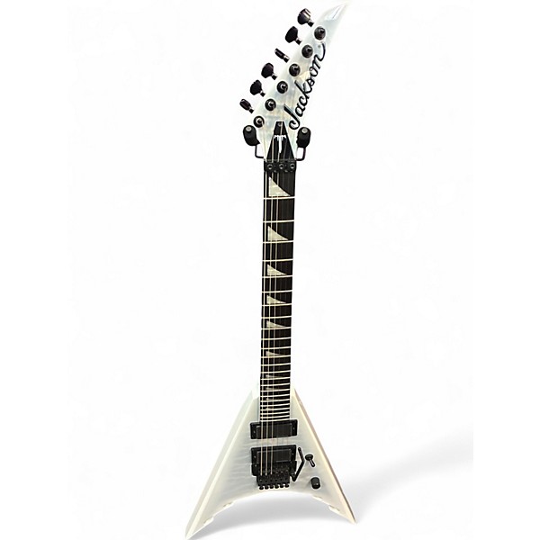 Used Jackson pro series Corey Beaulieu signature trans white Solid Body Electric Guitar