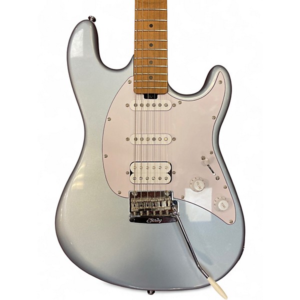 Used Sterling by Music Man Cutlass CT50 HSS Firemist silver Solid Body Electric Guitar