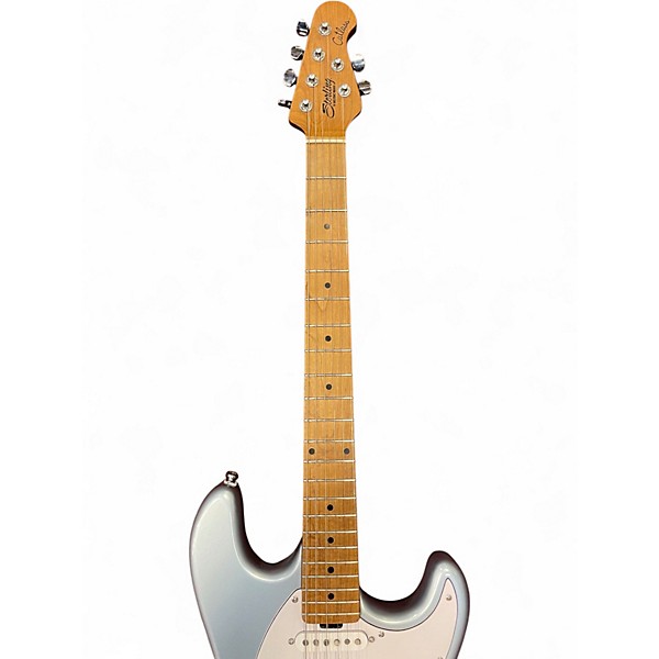Used Sterling by Music Man Cutlass CT50 HSS Firemist silver Solid Body Electric Guitar