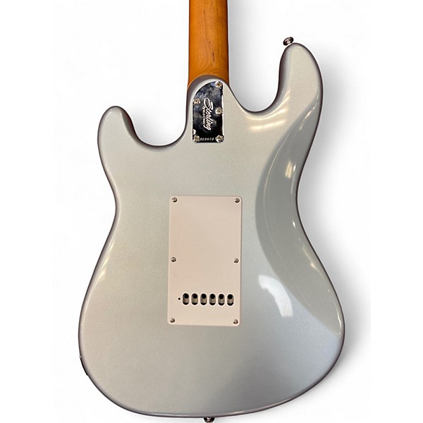 Used Sterling by Music Man Cutlass CT50 HSS Firemist silver Solid Body Electric Guitar