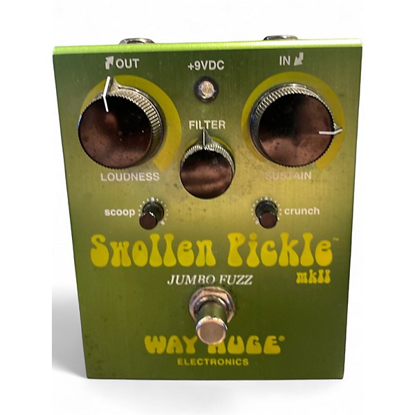 Used Way Huge Electronics WHE401 Swollen Pickle MKII Super Jumbo Fuzz Effect Pedal