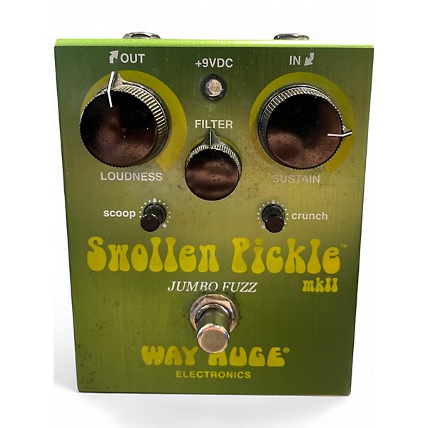 Used Way Huge Electronics WHE401 Swollen Pickle MKII Super Jumbo Fuzz Effect Pedal