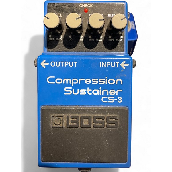 Used BOSS CS3 Compressor Sustainer Effect Pedal