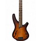 Used 2017 Ibanez SRH500 Dragon Eye Burst Flat Electric Bass Guitar