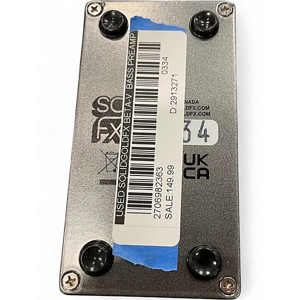 Used SolidGoldFX Beta-V  Bass Preamp