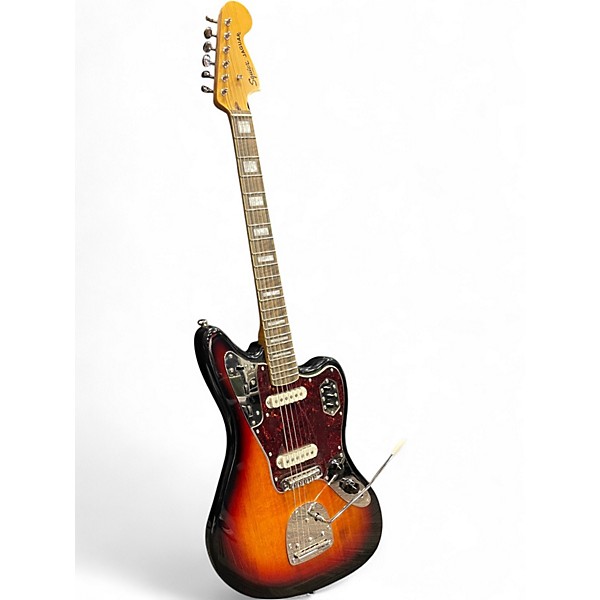 Used Squier CLASSIC VIBE 70'S JAGUAR 3 Tone Sunburst Solid Body Electric Guitar