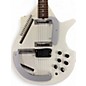 Used Danelectro Sitar Guitar White Crackle Solid Body Electric Guitar