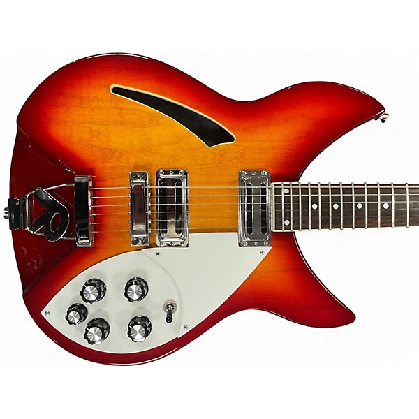 Used Riff 330 Copy Fireglo Solid Body Electric Guitar