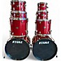 Used TAMA 8 Piece Imperialstar 8-Piece Double Bass Drum Set Candy Apple Mist Drum Kit thumbnail