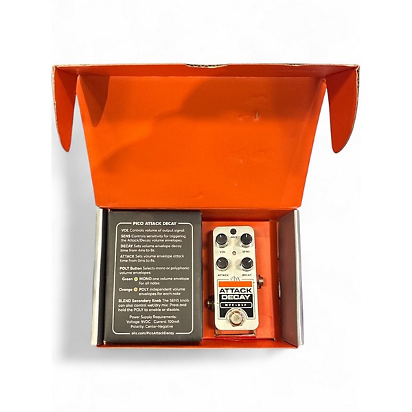 Used Electro-Harmonix Pico Attached Decay Reverse Tape Simulator Effect Pedal