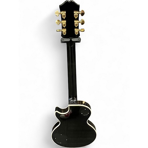 Used Epiphone Les Paul Custom Black Solid Body Electric Guitar