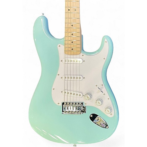 Used Squier Sonic Stratocaster Sonic Blue Solid Body Electric Guitar