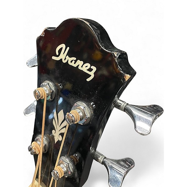 Used Ibanez AEB10  Black Acoustic Bass Guitar