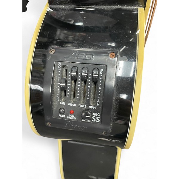 Used Ibanez AEB10  Black Acoustic Bass Guitar