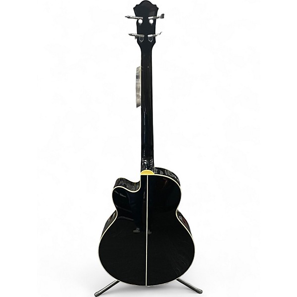 Used Ibanez AEB10  Black Acoustic Bass Guitar