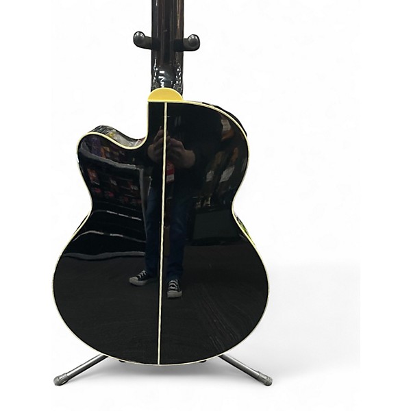 Used Ibanez AEB10  Black Acoustic Bass Guitar