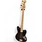 Used Squier Vintage Modified Jaguar Bass Black Electric Bass Guitar