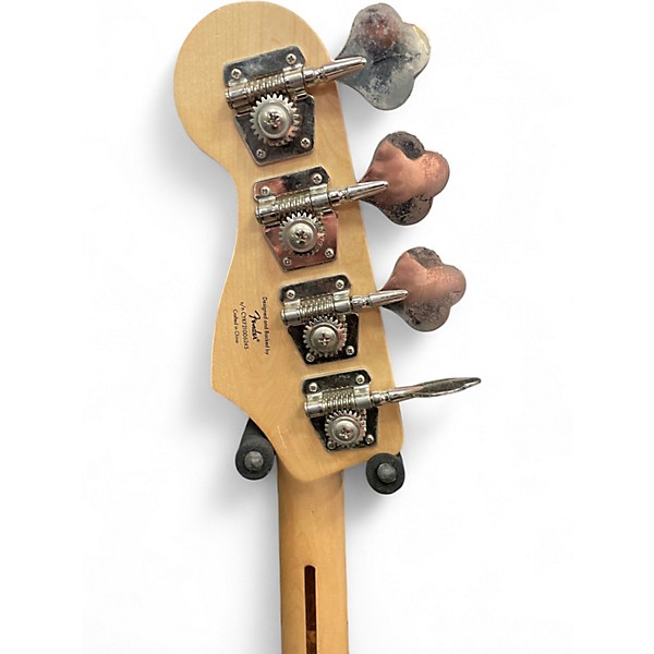 Used Squier Vintage Modified Jaguar Bass Black Electric Bass Guitar