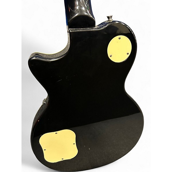 Used Johnson Single Cut Aztec Gold Solid Body Electric Guitar