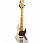 Used Fender American Ultra Jazz Bass V Arctic Pearl Electric Bass Guitar thumbnail