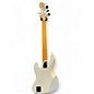 Used Fender American Ultra Jazz Bass V Arctic Pearl Electric Bass Guitar