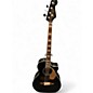 Used Fender Kingman 4-String Black and Gold Acoustic Bass Guitar thumbnail