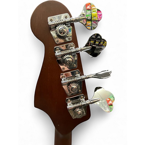 Used Fender Kingman 4-String Black and Gold Acoustic Bass Guitar