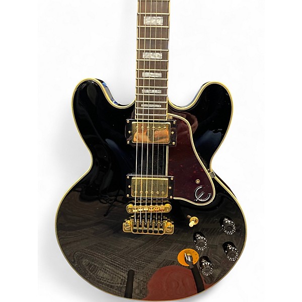 Used Epiphone BB King Lucille Black Hollow Body Electric Guitar